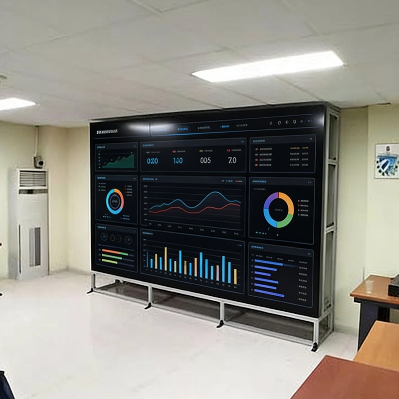 Qtenboard 3x3 LCD Video Wall Case: High-Performance Conference Room Display in the Caribbean