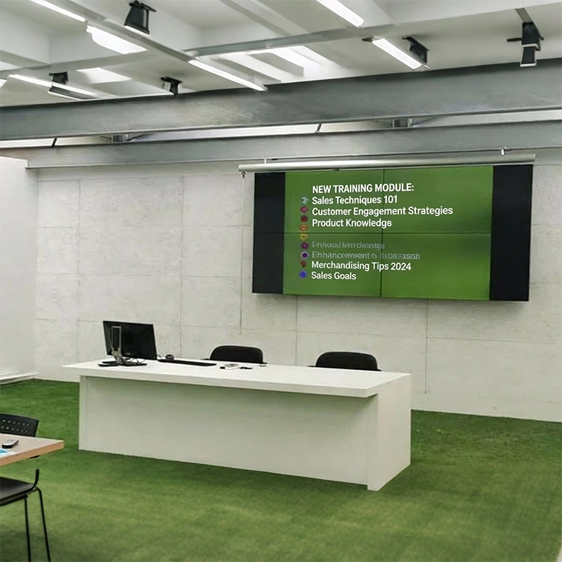 Qtenboard LCD video wall for conference room use