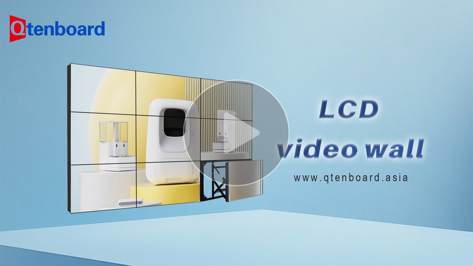 Why Global Brands Choose Qtenboard LCD Video Walls | 20+ Years Factory