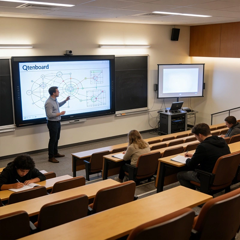 Higher Education and Adult Learners smart board