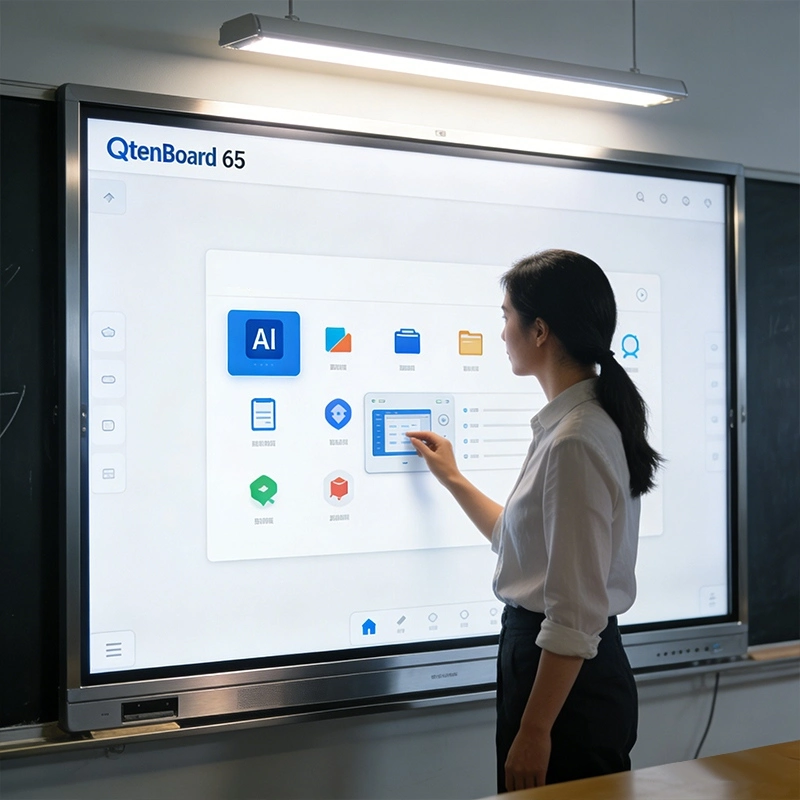 Benefits of Qtenboard 65 Inch All-in-One Smart Board for school