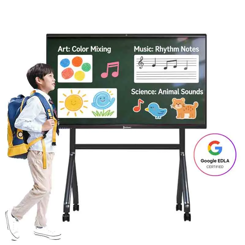 86 Inch Interactive Whiteboard with 4K Display for Smart Classroom Teaching