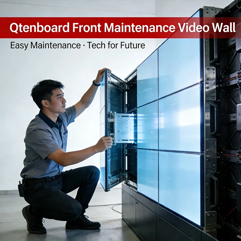 Front-Access LCD Video Walls vs. Rear-Access LCD Video Walls