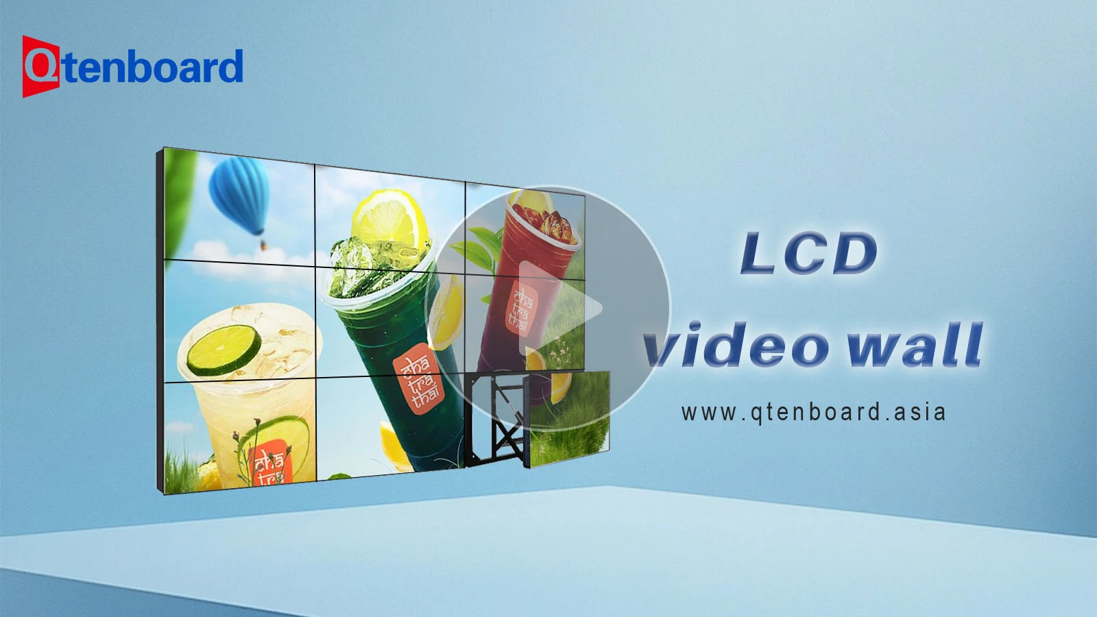 High-Performance LCD Video Wall Solution for Malaysia Project | Qtenboard