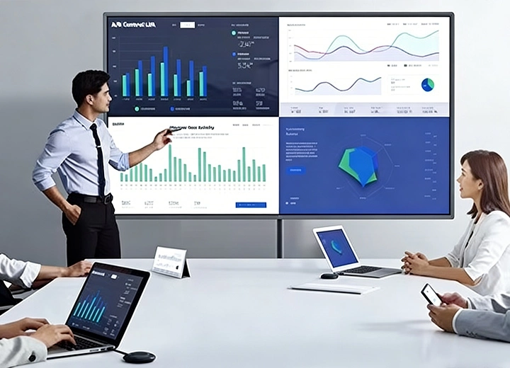 Wireless Mirroring interactive smart board
