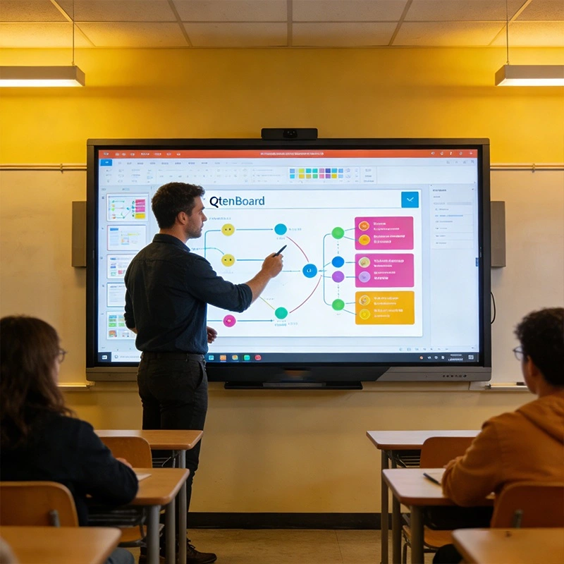 Qtenboard-interactive-whiteboard-2026-touchless-trends