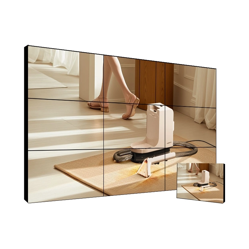 55" 3x3 4K Splicing Screen | 3.5mm Bezel Trade Show Display