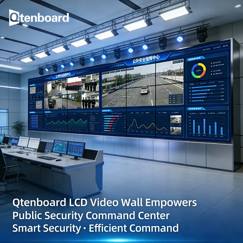 Public Safety Control Room Trends | Qtenboard LCD Video Wall Solutions
