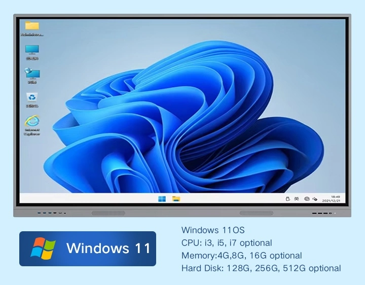 Windows interactive whiteboard configuration