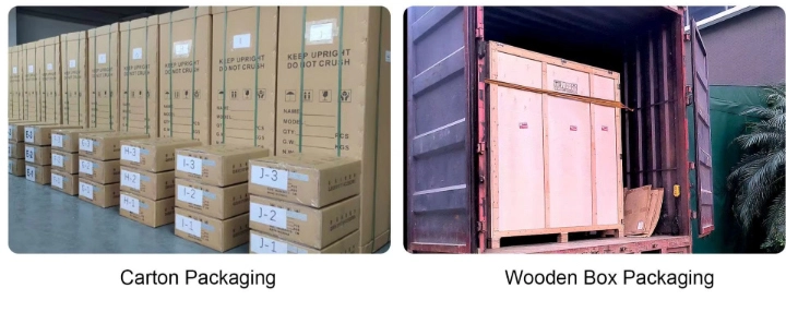 Qtenboard LCD video wall product packaging - safe reliable shipping for display panels