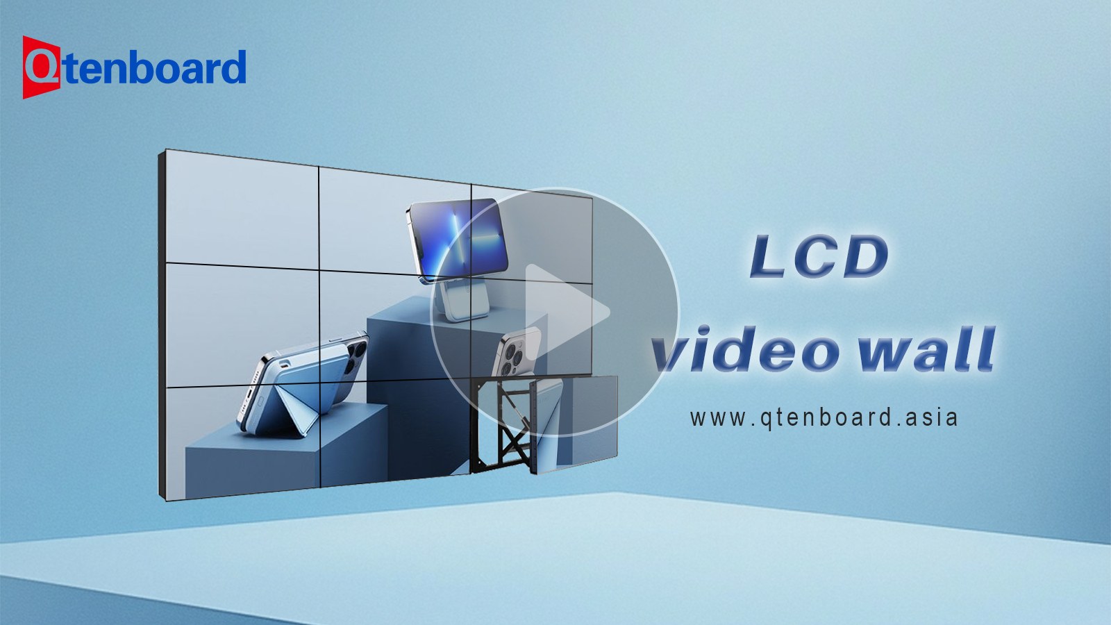 High-Definition Seamless LCD Video Wall Systems | Qtenboard® Official
