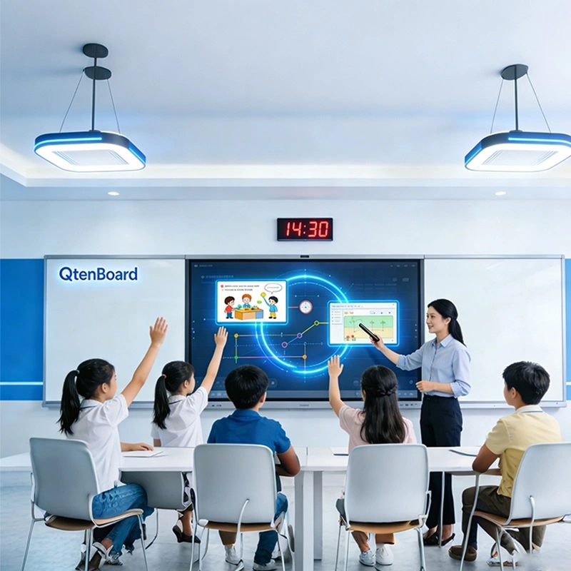 Professional Qtenboard Interactive Whiteboard for School K-12 & Higher Education