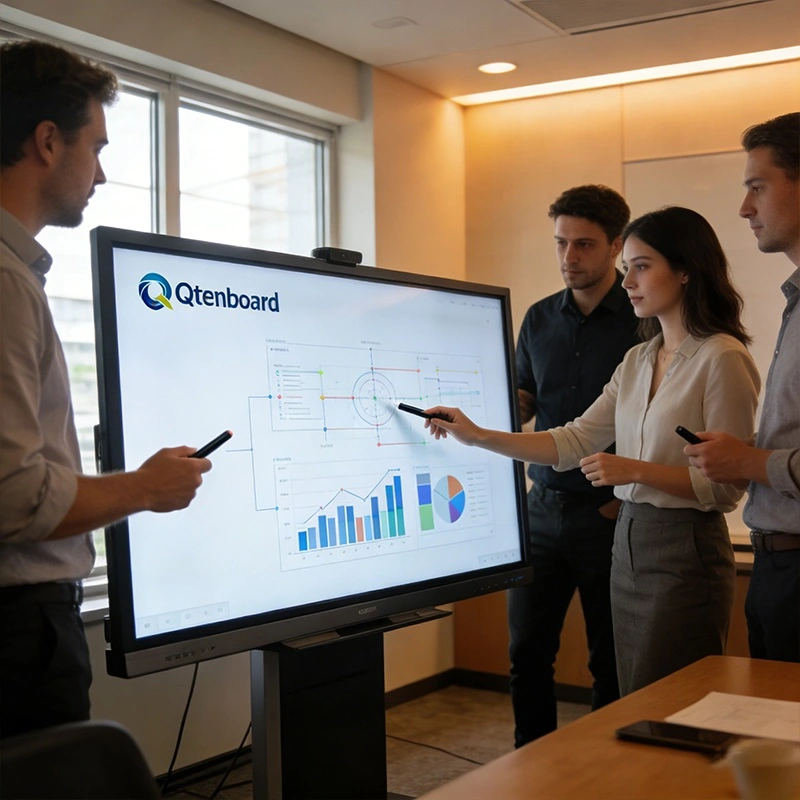 What is Qtenboard Custom Touch Screen Interactive Whiteboard?
