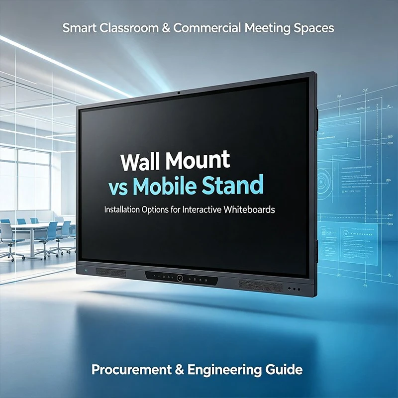 Wall Mount vs Mobile Stand for Interactive Whiteboards | Qtenboard