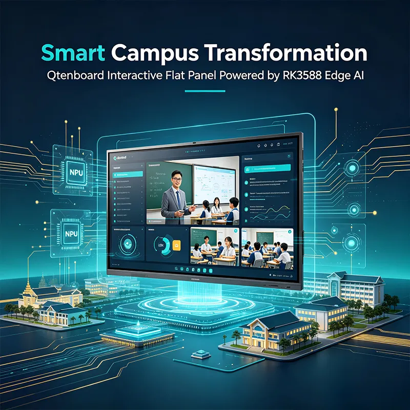 Qtenboard Interactive Flat Panel Case Study: AI-Powered Smart Campus Transformation for a Bangkok University