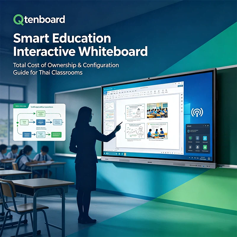 Qtenboard Smart Education Interactive Whiteboard | Low-Cost Solution for Thai Schools