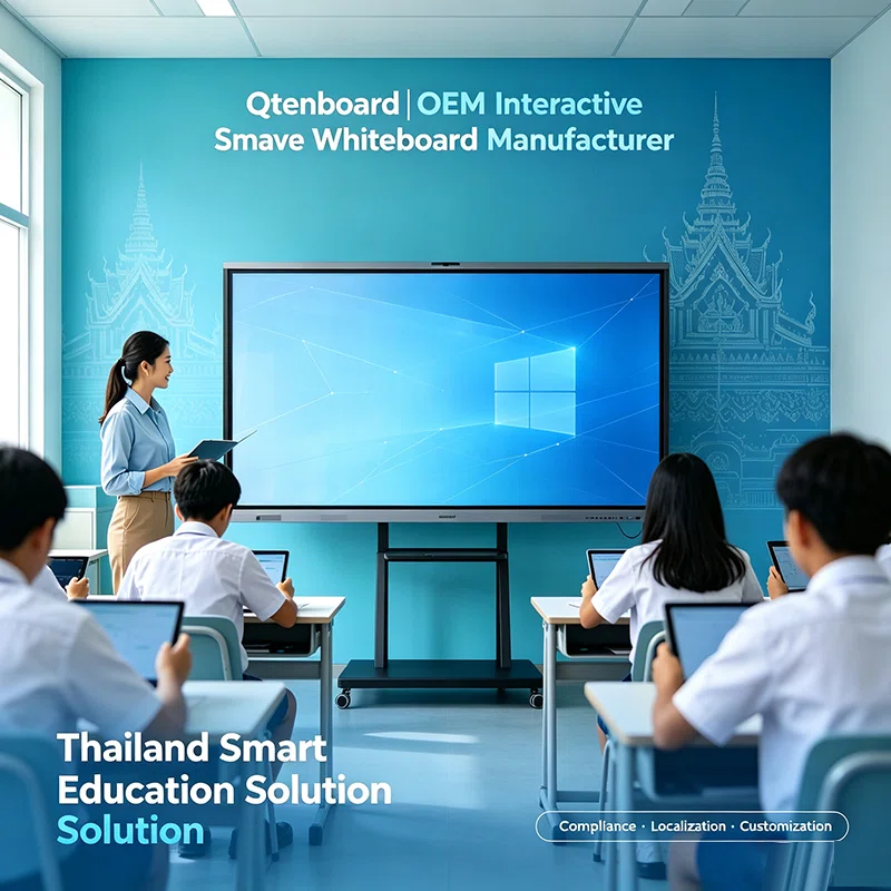 Qtenboard｜OEM Interactive Whiteboard Manufacturer: Leverage Compliance & Differentiation to Resolve Channel Dilemmas for Thailand’s Smart Education OEM Business