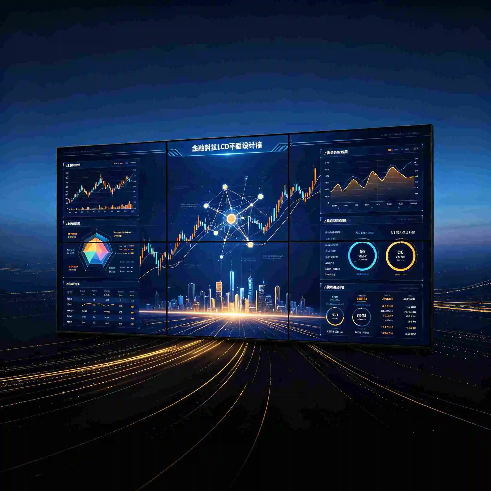 Finance & Banking LCD Video Wall | Zero-Downtime Trading Floor Solution | Qtenboard