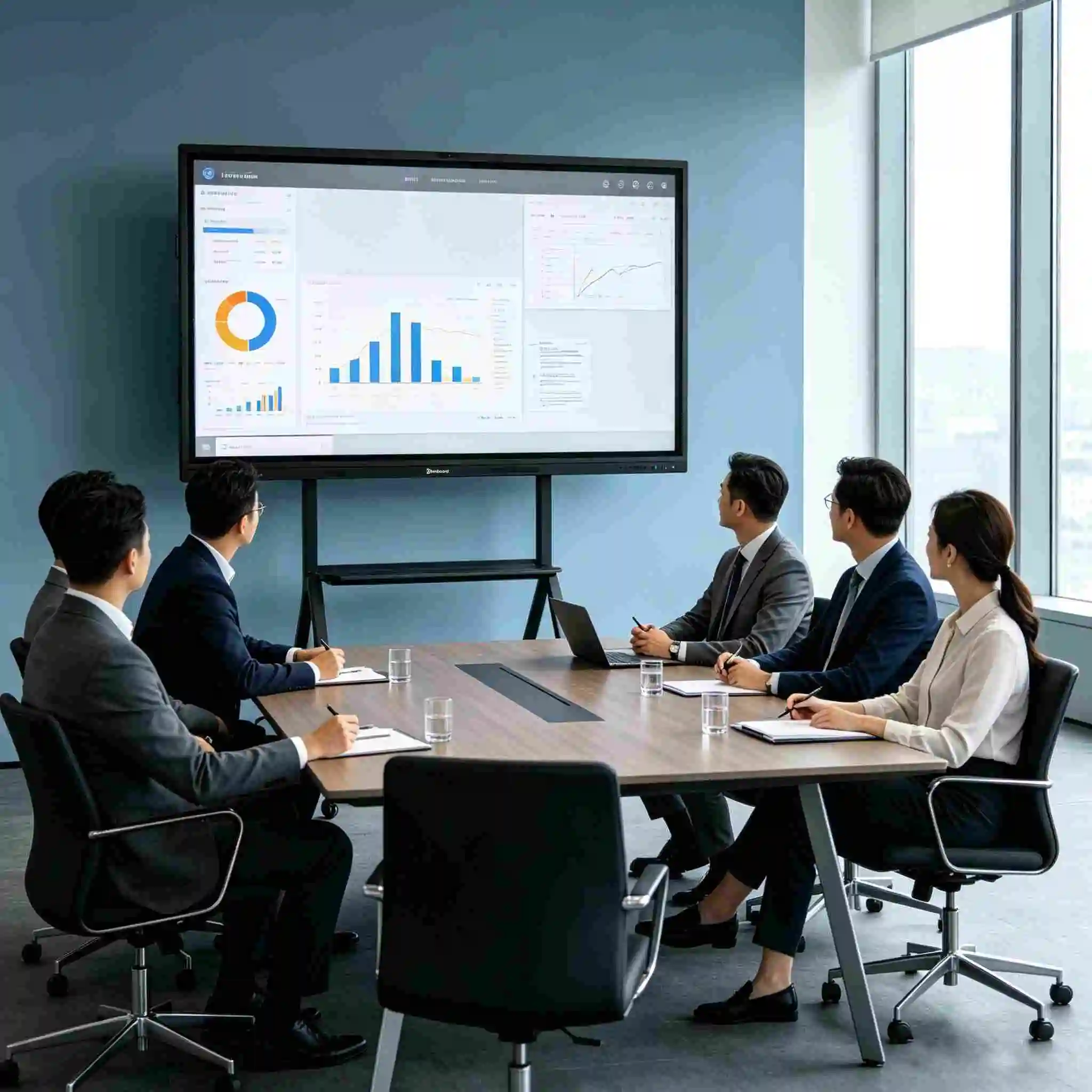 4K Dual OS Meeting Interactive Flat Panel | AI Smart Conference Whiteboard OEM ODM Manufacturer