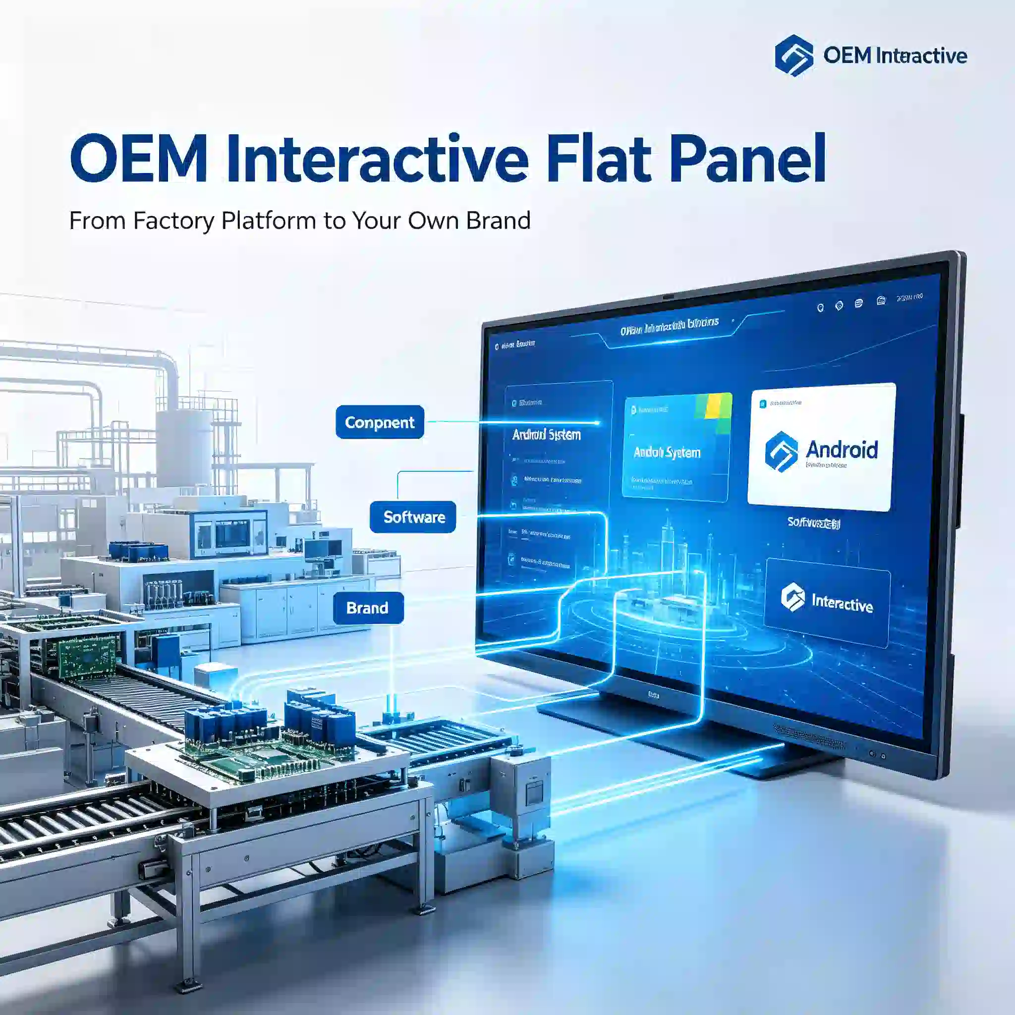 OEM Interactive Flat Panel Manufacturer | Build Your Own Brand - Qtenboard