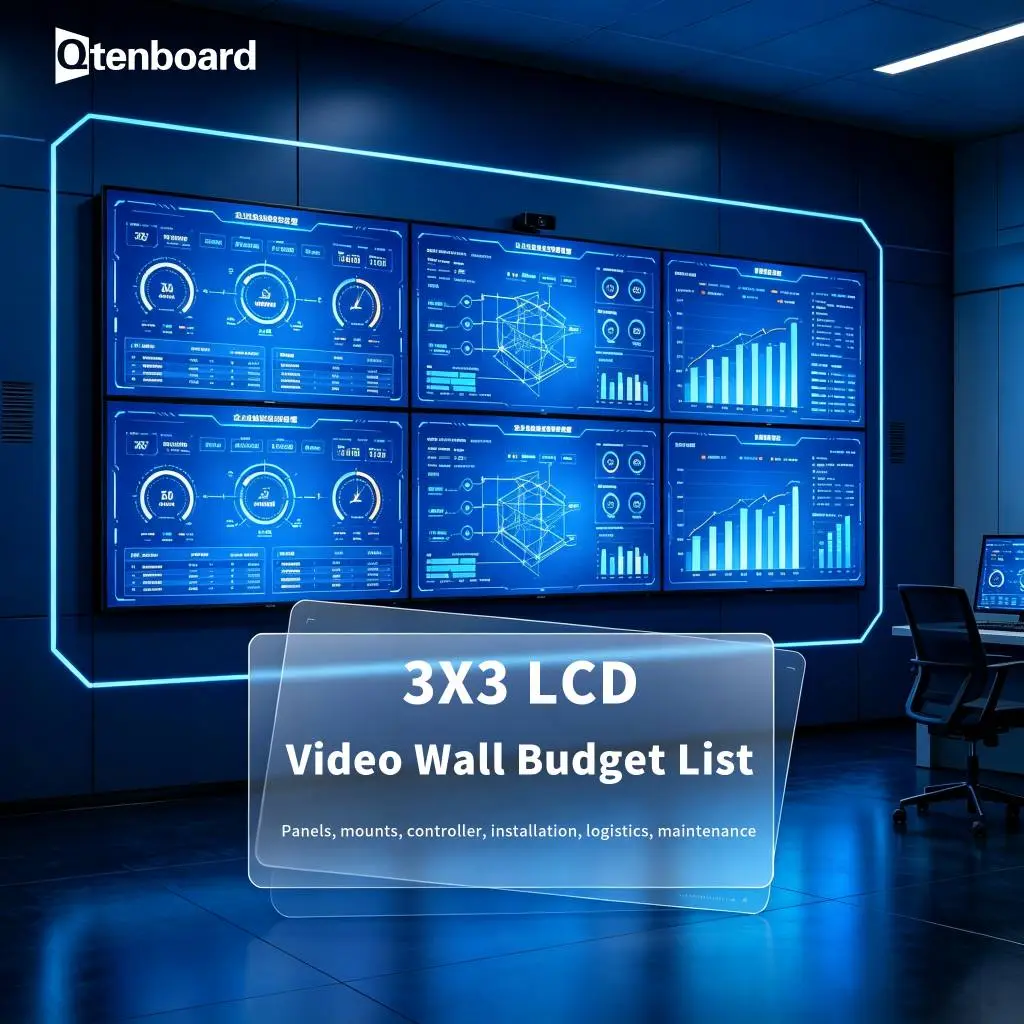 Budgeting a 3x3 LCD Video Wall Project: A Procurement Checklist