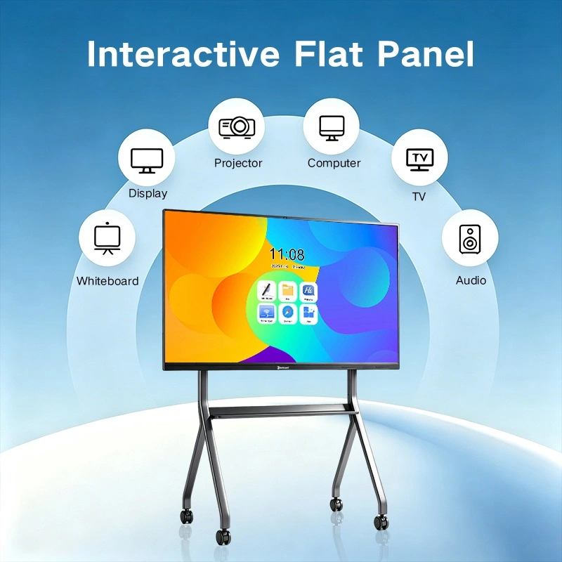 86 Inch Interactive Flat Panel for Meeting Room | 4K Smart Board – Qtenboard