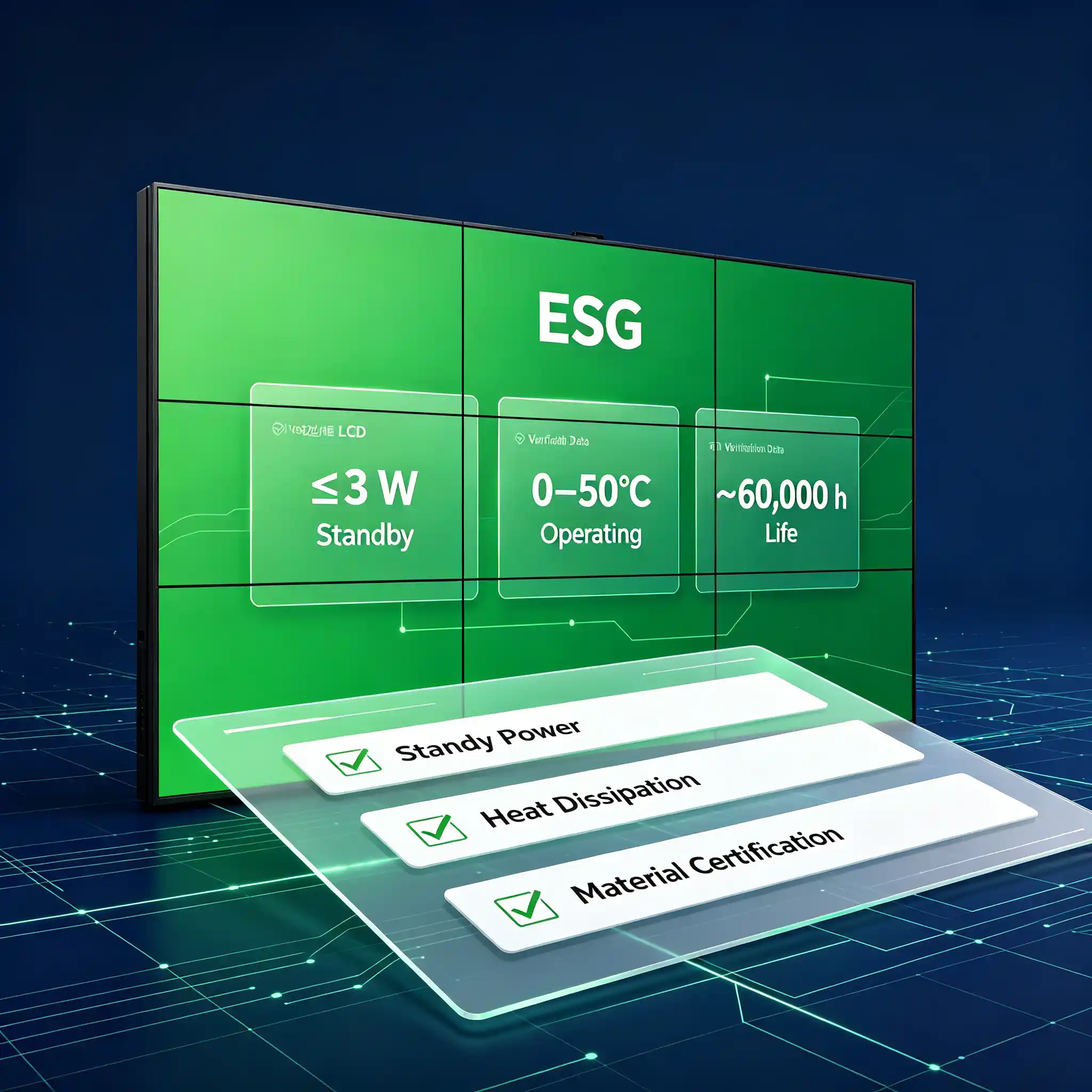 LCD Video Wall Sustainability Checklist | Qtenboard