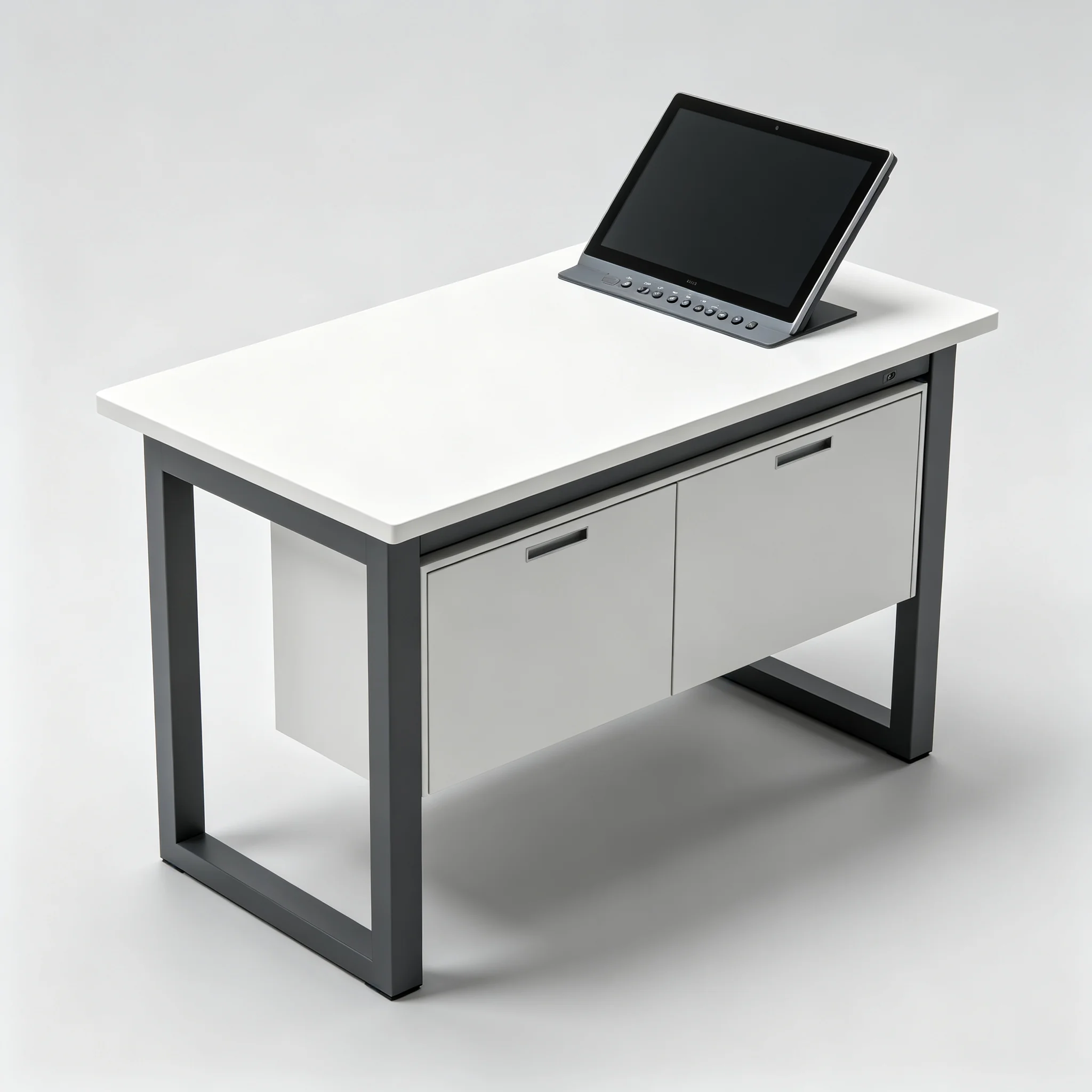 Intelligent teacher table for 65 inch interactive flat panel