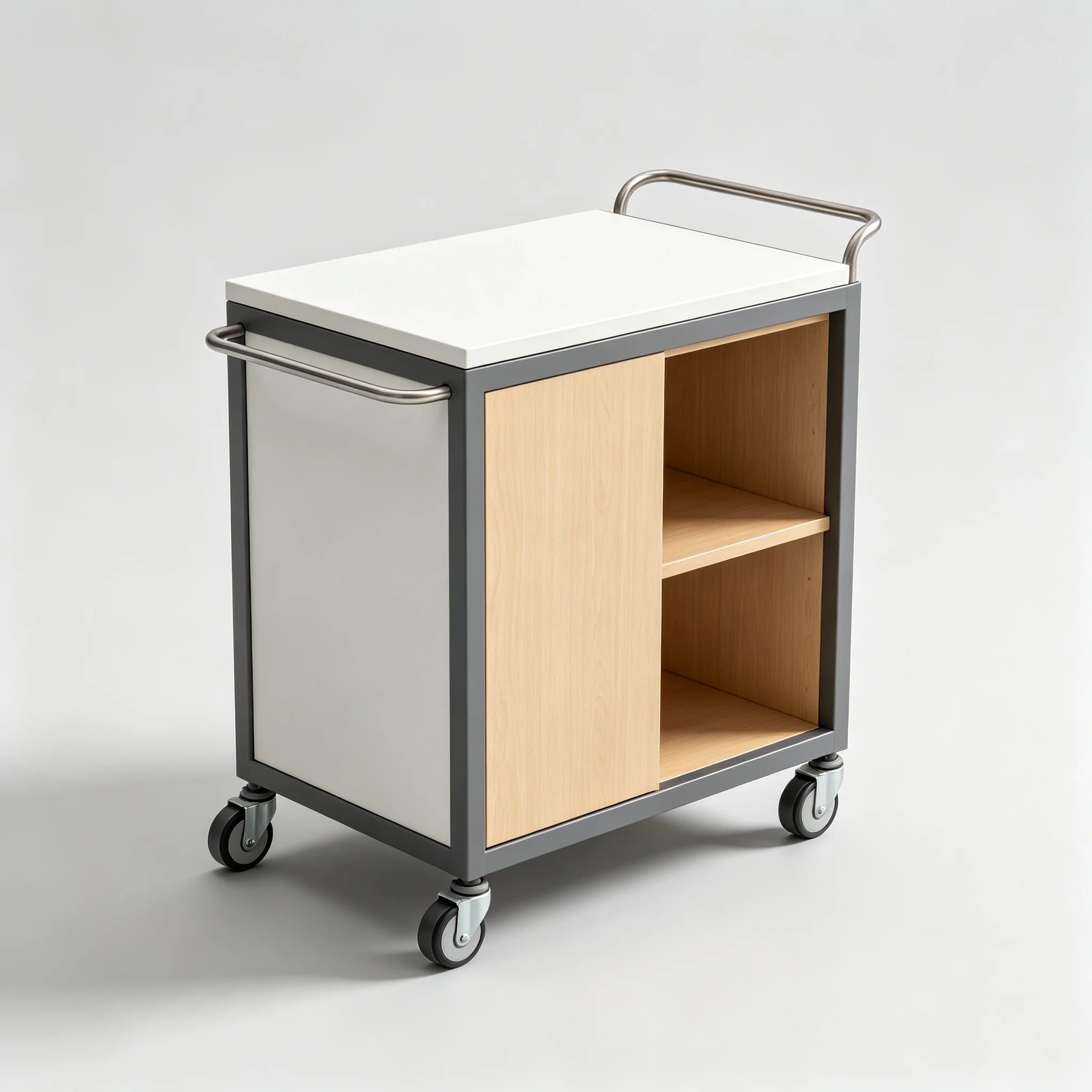 Storage platform for 65 inch interactive flat panel