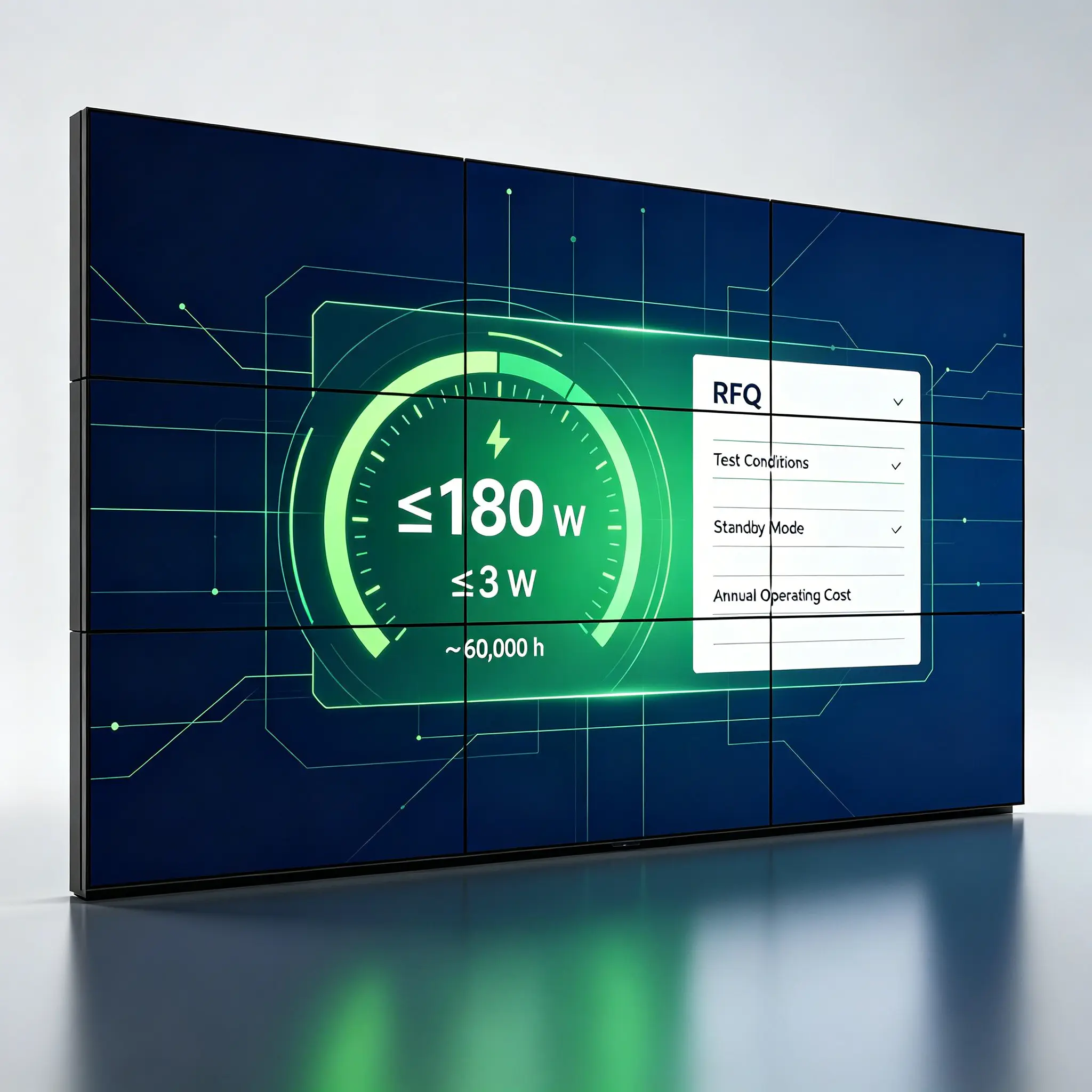 LCD Video Wall Energy Efficiency: RFQ Checklist | Qtenboard