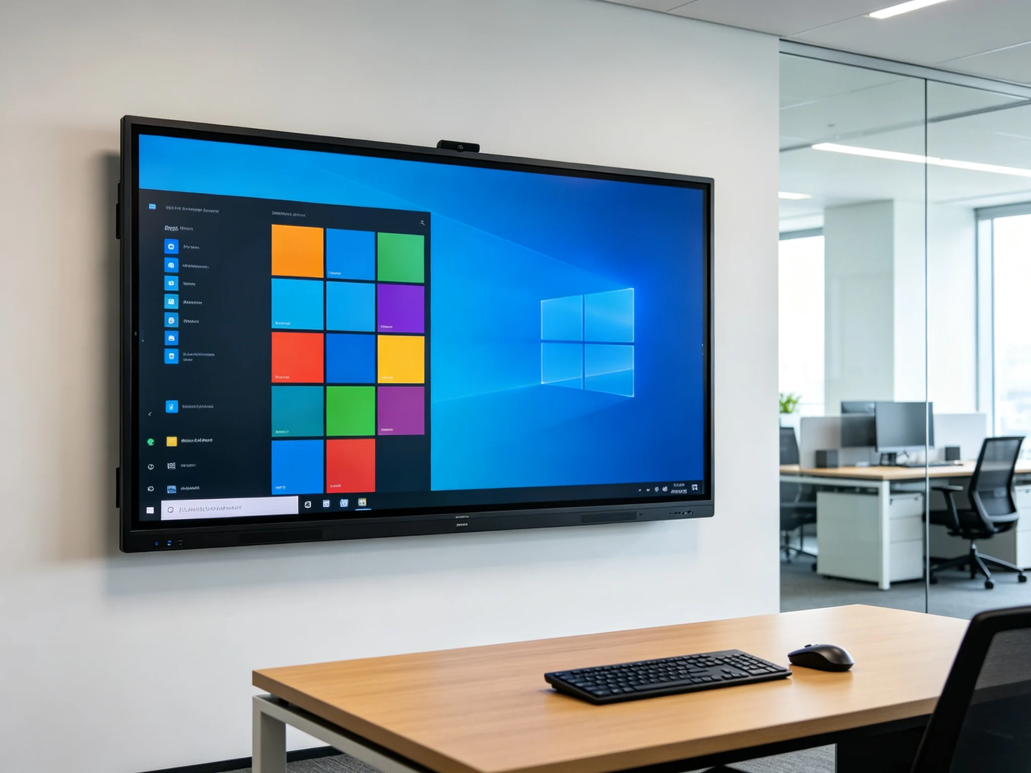 Dual Android 16 and Windows system of 86 inch interactive flat panel for meeting room