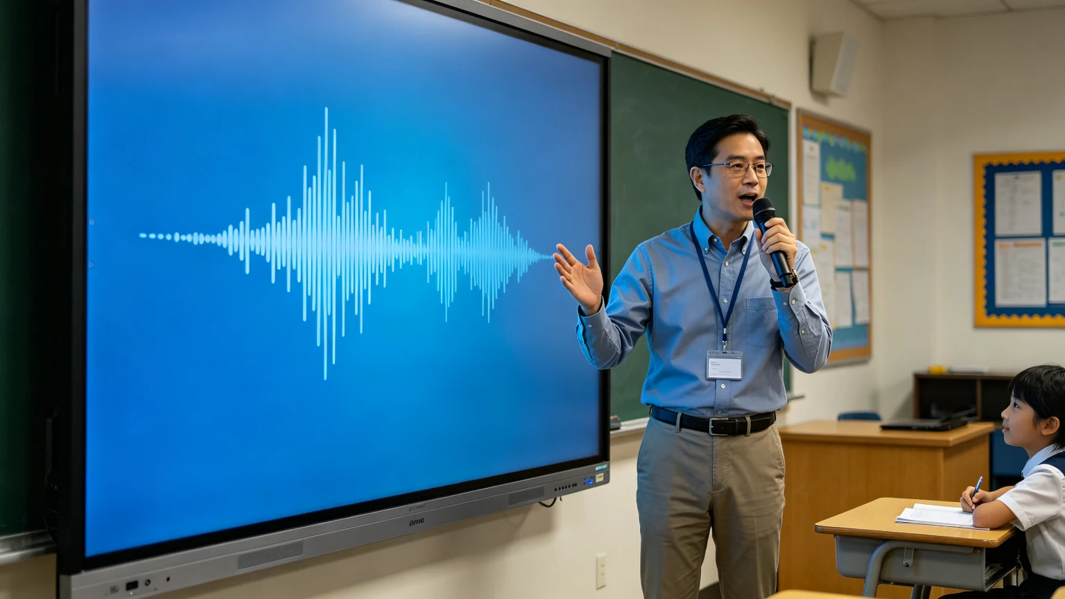 Voice control feature on Qtenboard AI interactive flat panel OEM