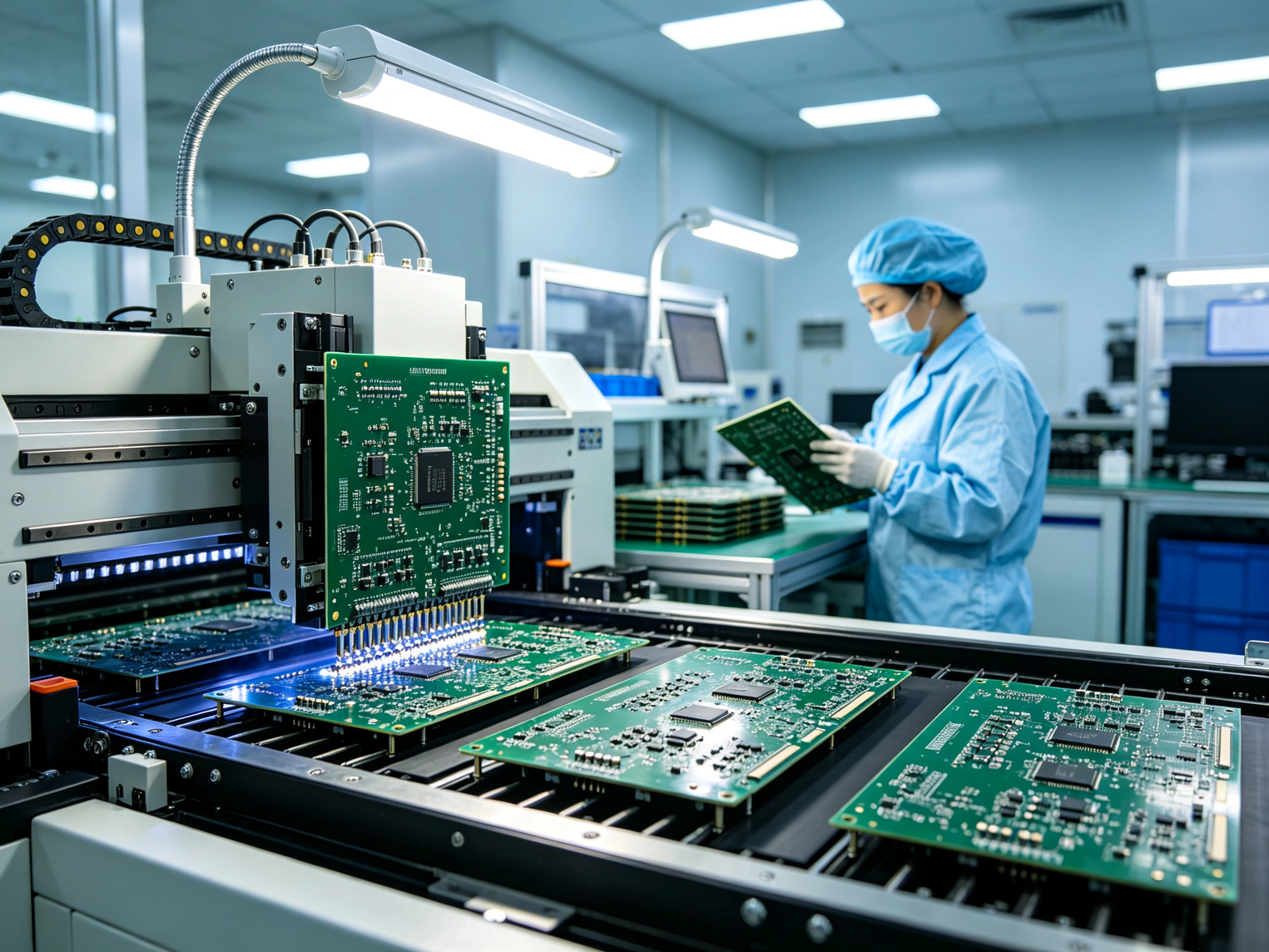 A-grade panel LCD video wall factory SMT production line