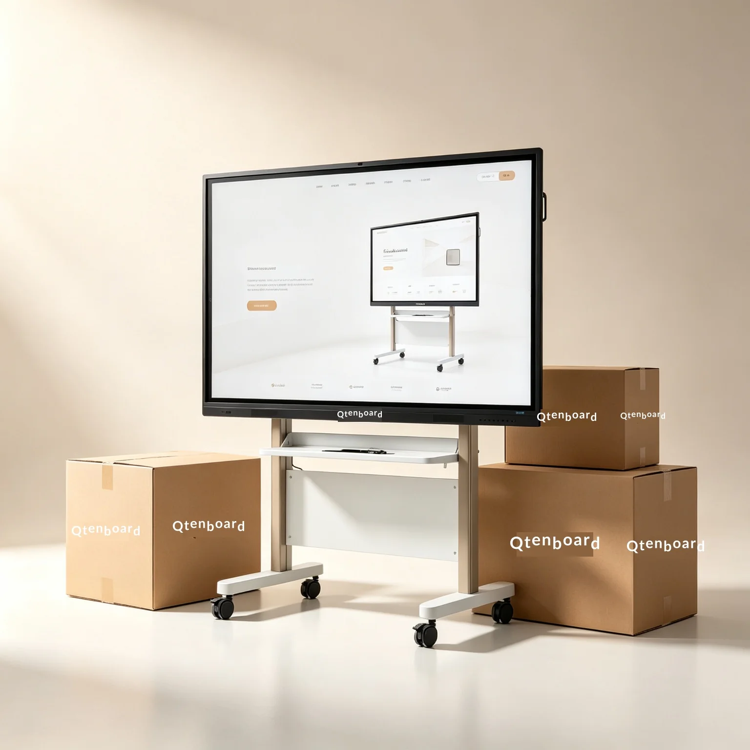 Full brand customization OEM UI logo packaging for portable interactive whiteboard