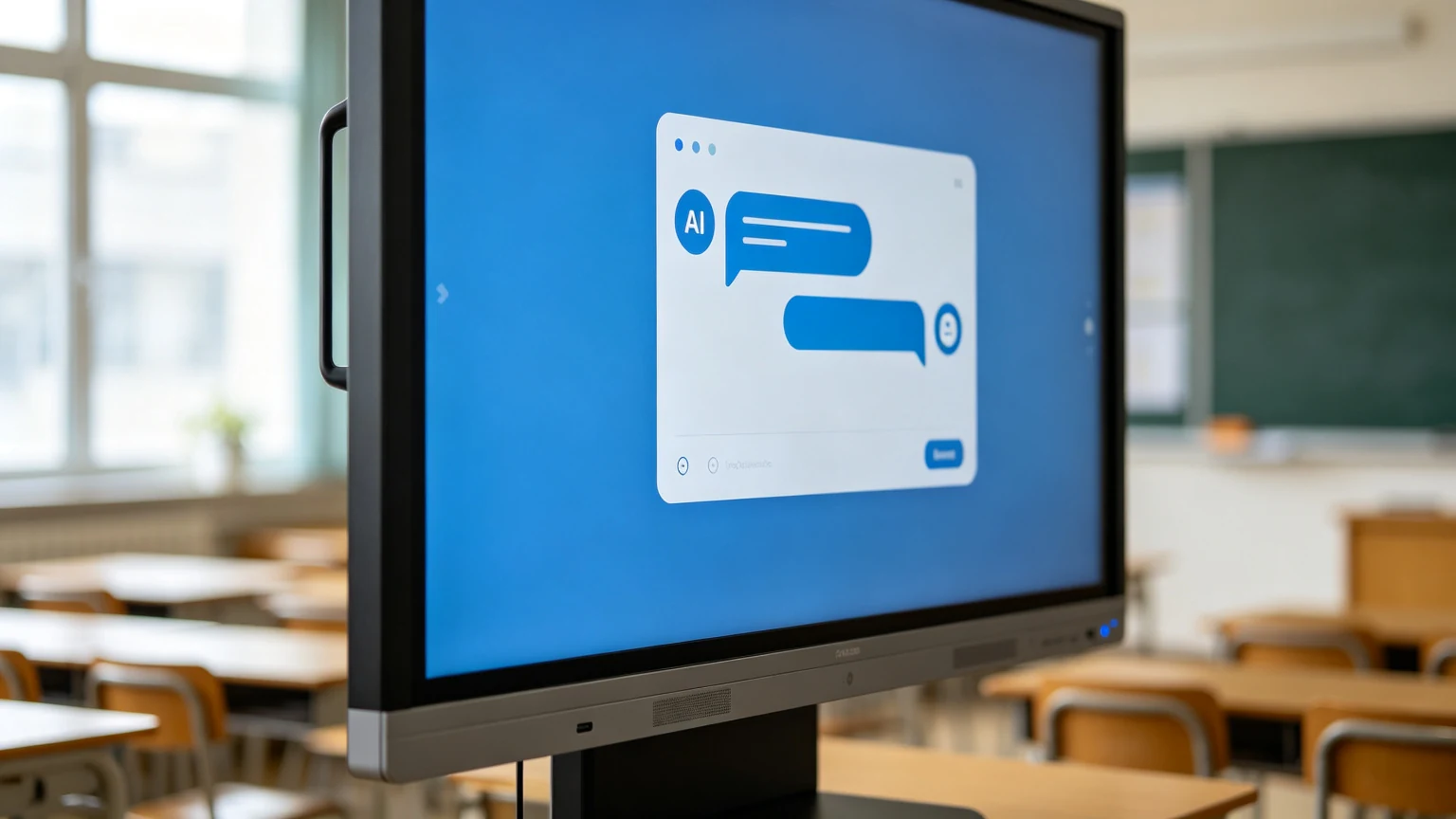 AI instant Q&A insights on a low latency writing smart board