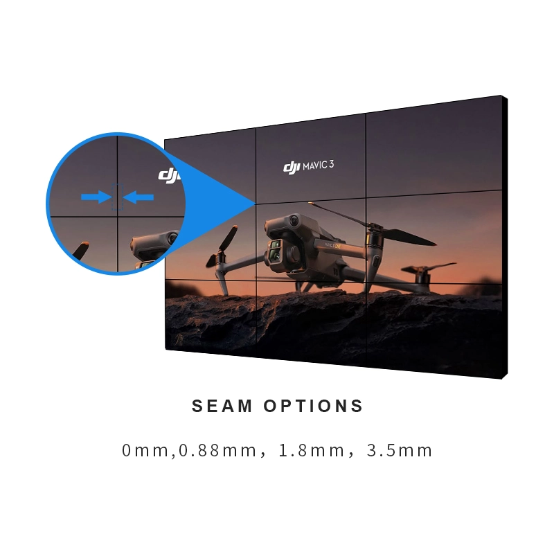 A-Grade Panel LCD Video Wall | 60,000-Hour Backlight Warranty