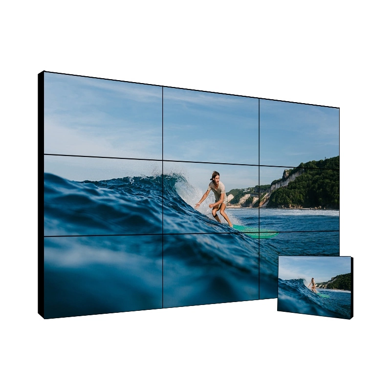 Retail Store Video Wall | Ultra-Narrow Bezel LCD | QTENBOARD Factory Supply