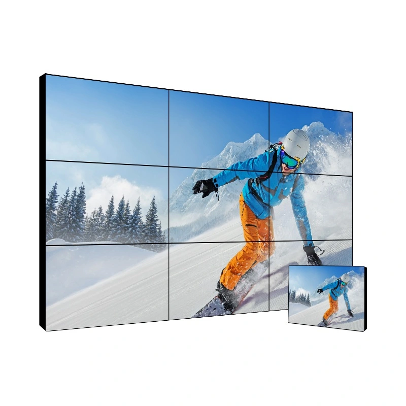 QTENBOARD 3x3 LCD video wall display effect