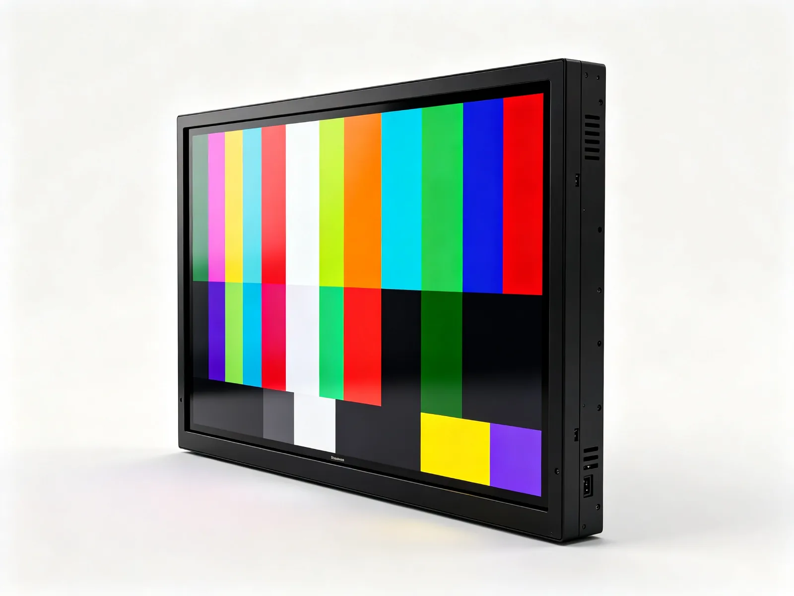 Industrial DID LCD panel unit with color test pattern