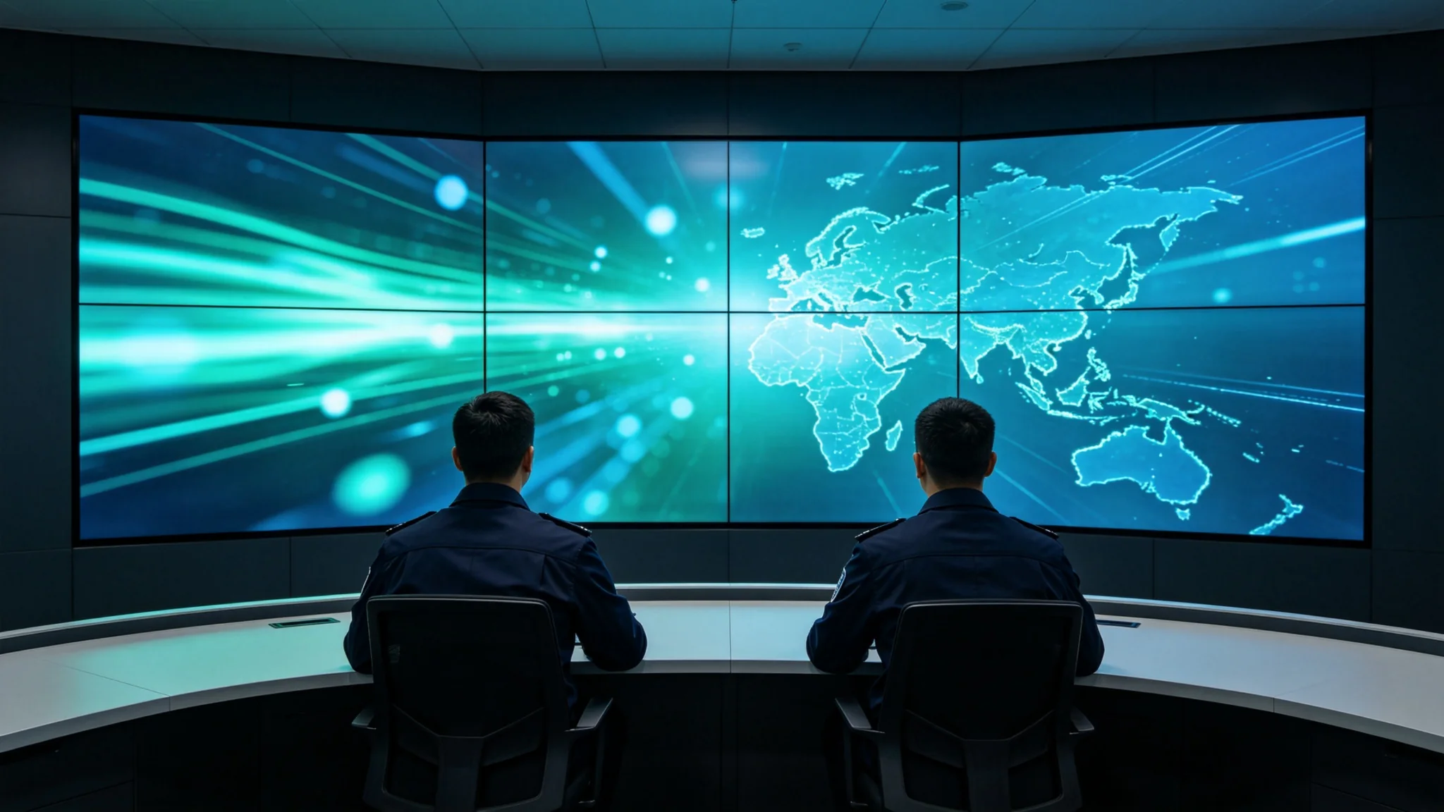 Qtenboard LCD video wall control room deployment with ultra‑narrow bezel panels