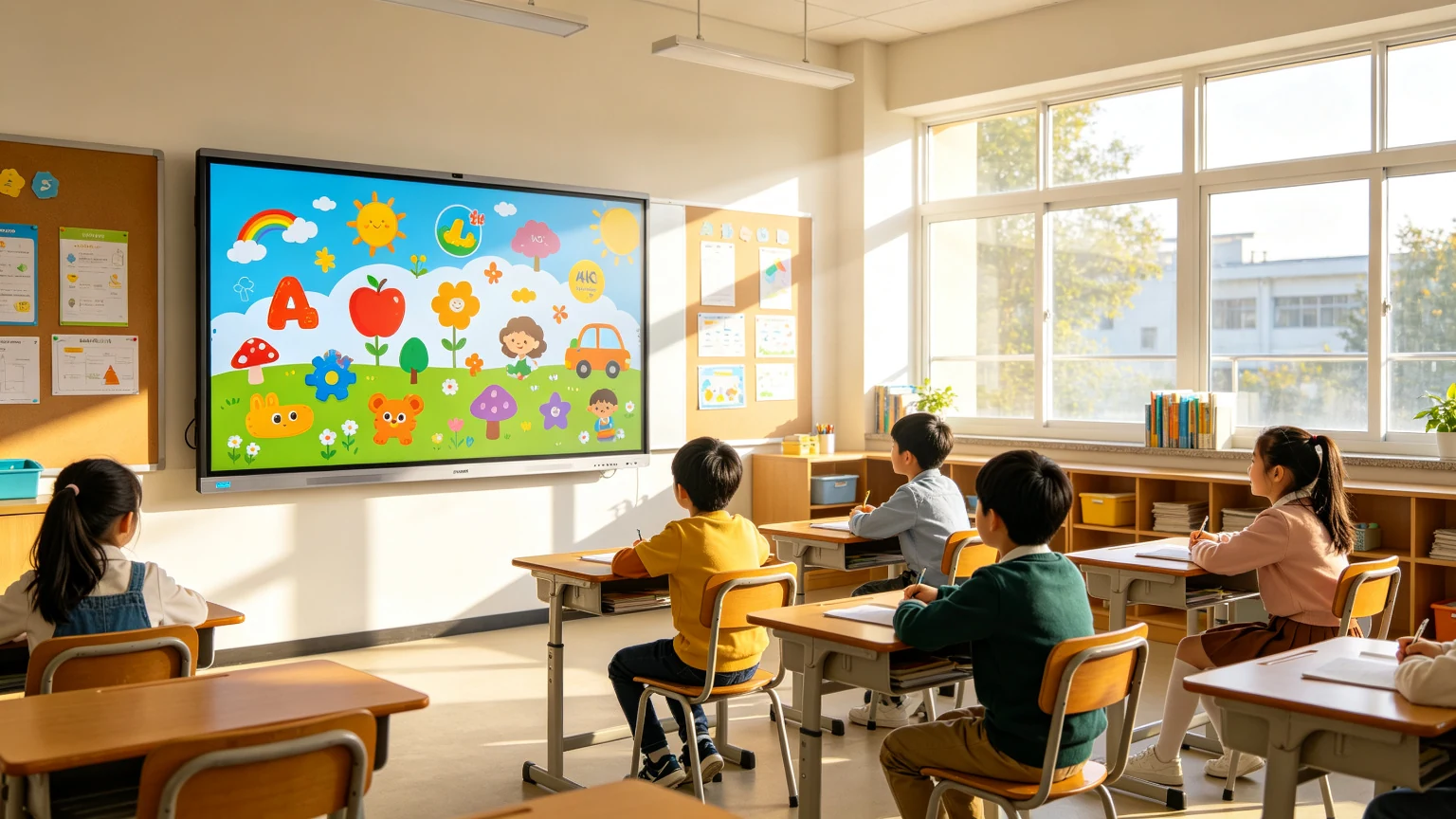 4K UHD anti-glare display on wholesale interactive flat panel